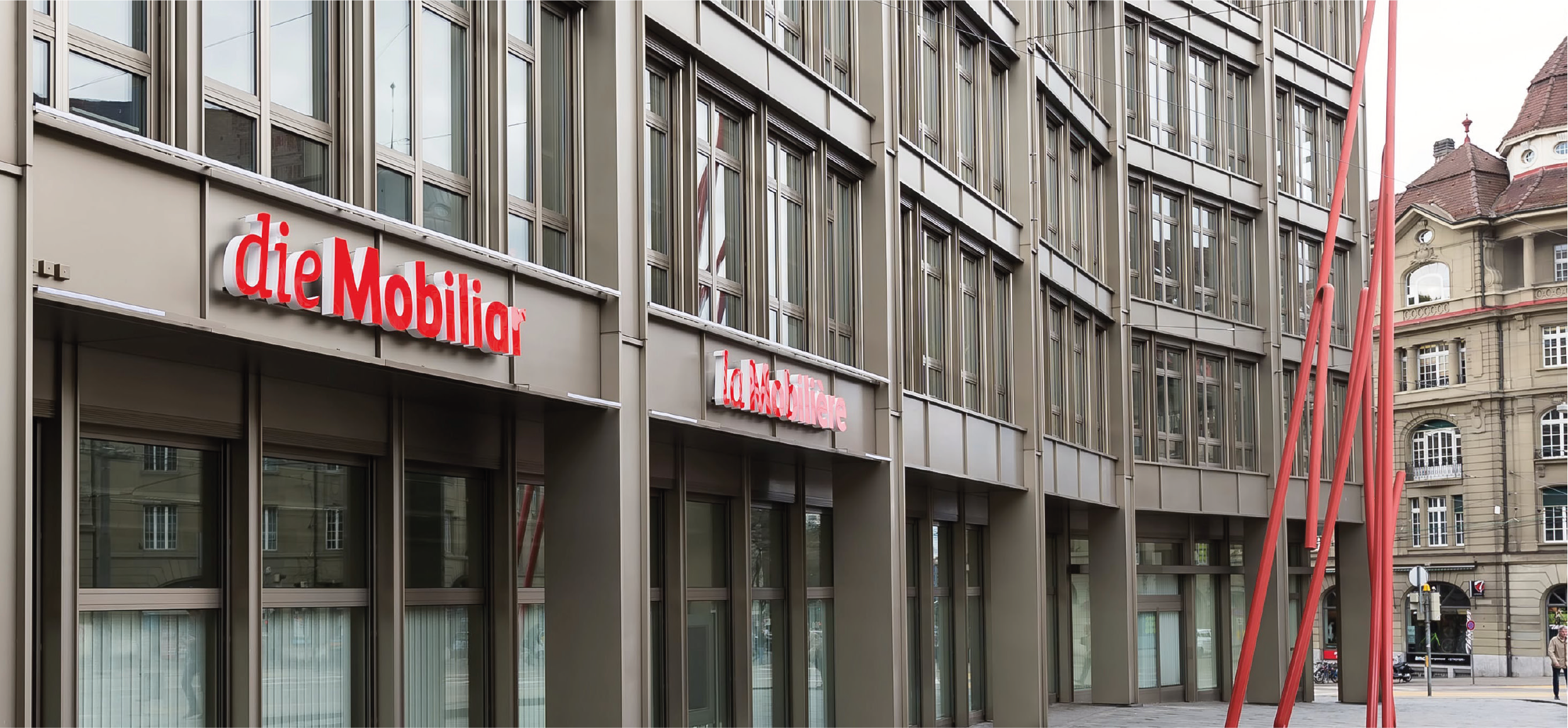 Geschäftsfront der Mobiliar